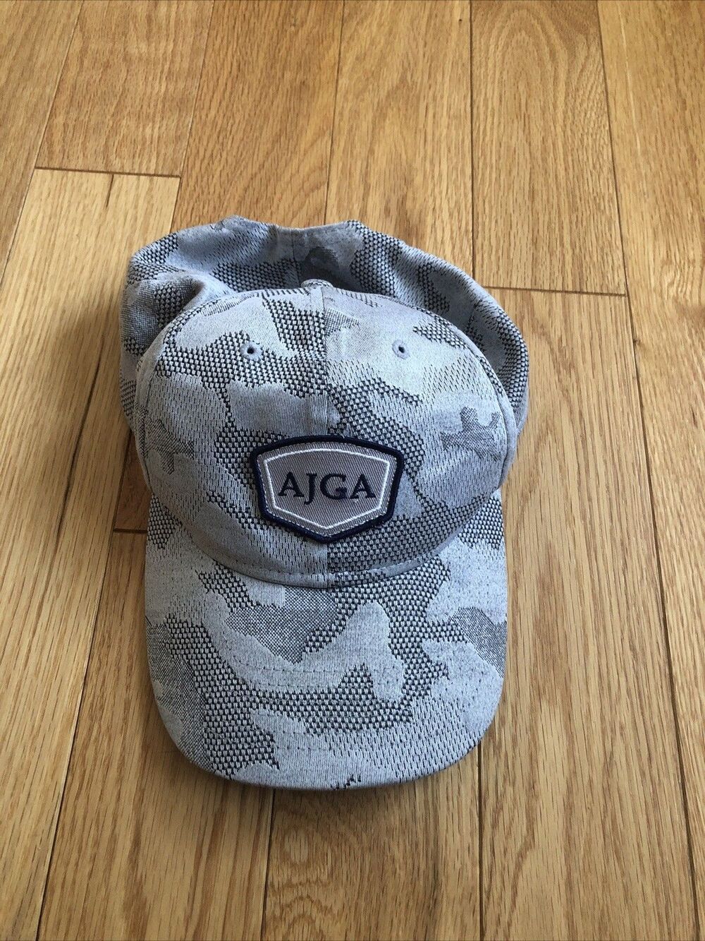 Imperial Golf Hat - AJGA One Size Snapback Gray Distressed Look